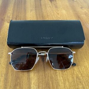 Like New Quince Baja Brown Polarized Aviator Sunglasses